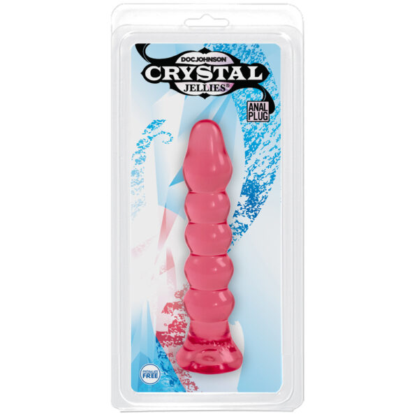 782421865016 Crystal Jellies - Anal Plug Pink