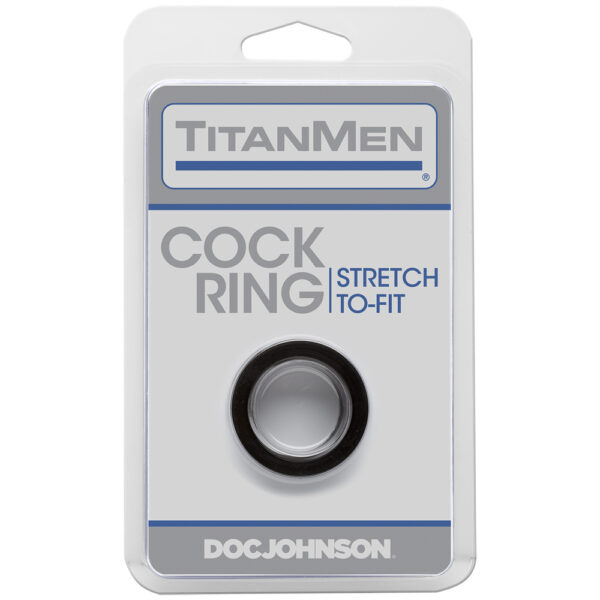 782421889814 Titanmen - Cock Ring Black