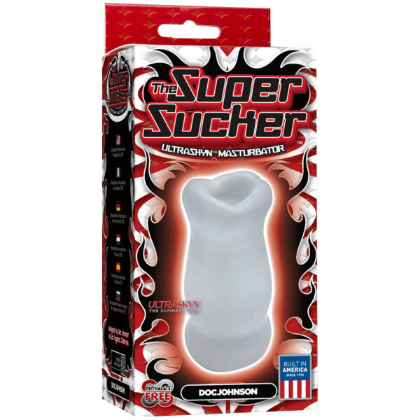 782421930516 The Super Sucker - ULTRASKYN Masturbator - Clear