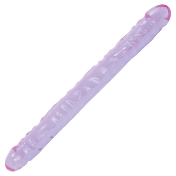 782421932619 2 Crystal Jellies - 18" Double Dong Purple