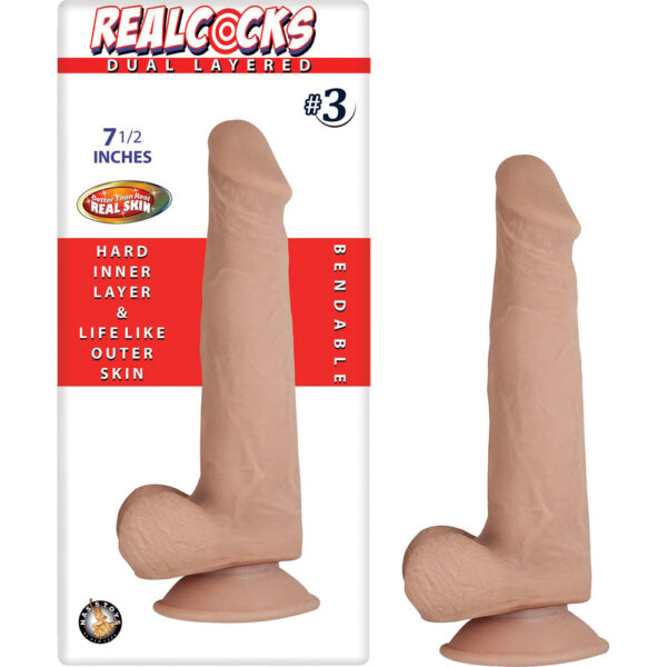 782631278217 Realcocks Dual Layered #3 White