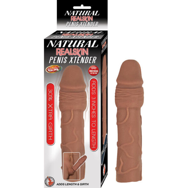 782631285420 Natural Realskin Penis Xtender Brown