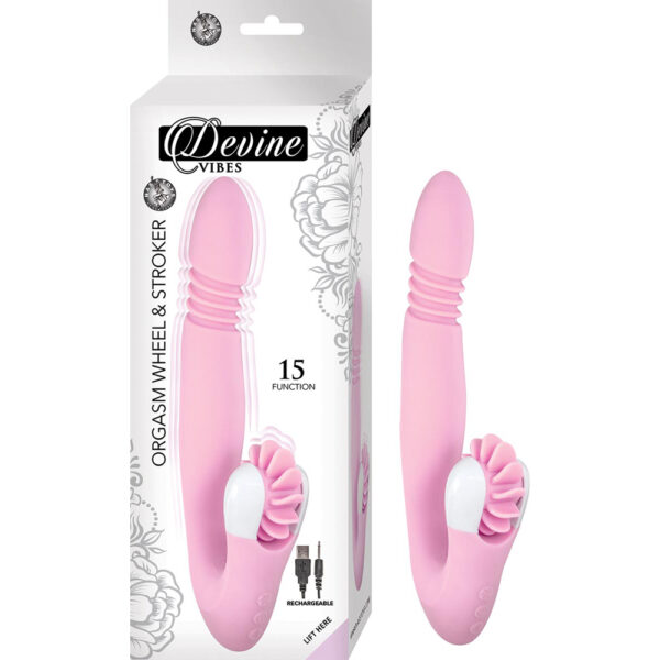 782631294118 Devine Vibes Orgasm Wheel & Stroker Pink