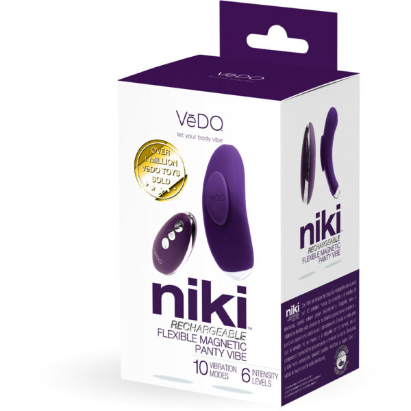 789185757137 Niki Rechargeable Panty Vibe Deep Purple