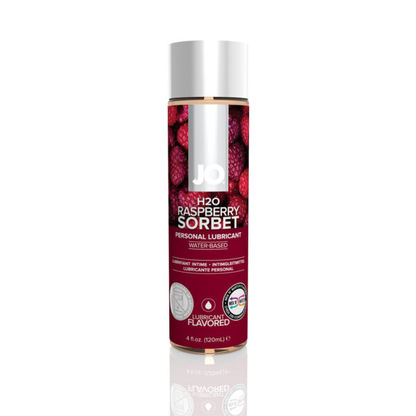 796494401170 JO H2O Flavored Lubricant Raspberry Sorbet 4 oz.