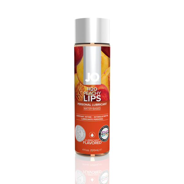 796494401767 JO H2O Flavored Lubricant Peachy Lips 4 oz.