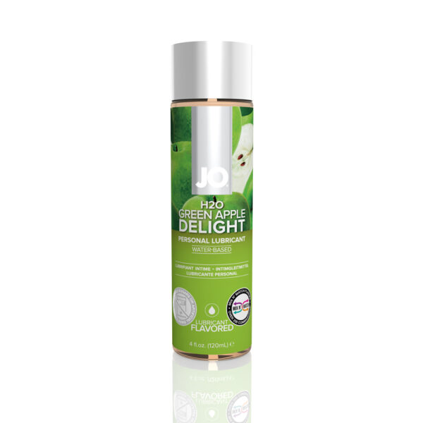 796494403853 JO H2O Flavored Lubricant Green Apple 4 oz.