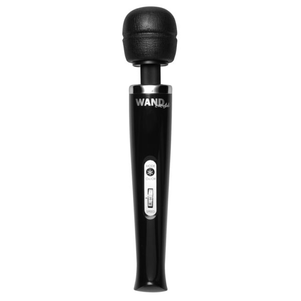 8118470163896 2 Wand Essentials 8 Speed 8 Function Wand Black Rechargeable 110V