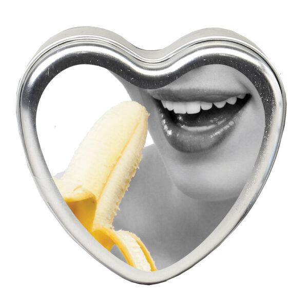814487023533 Candle 3 N 1 Heart Edible Banana 4.7 oz.
