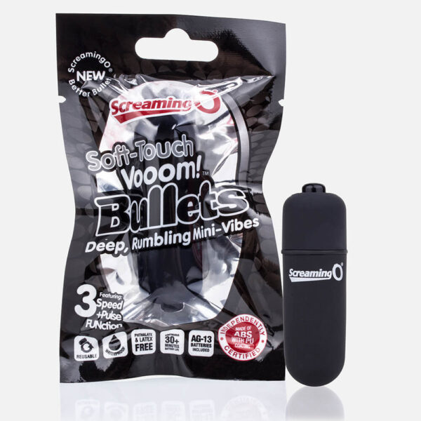 817483012259 Soft Touch Vooom Bullet Black 1 Ct