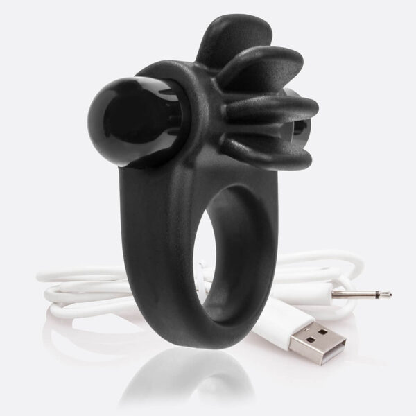 817483012723 2 Charged Skooch Ring Black 1 Ct