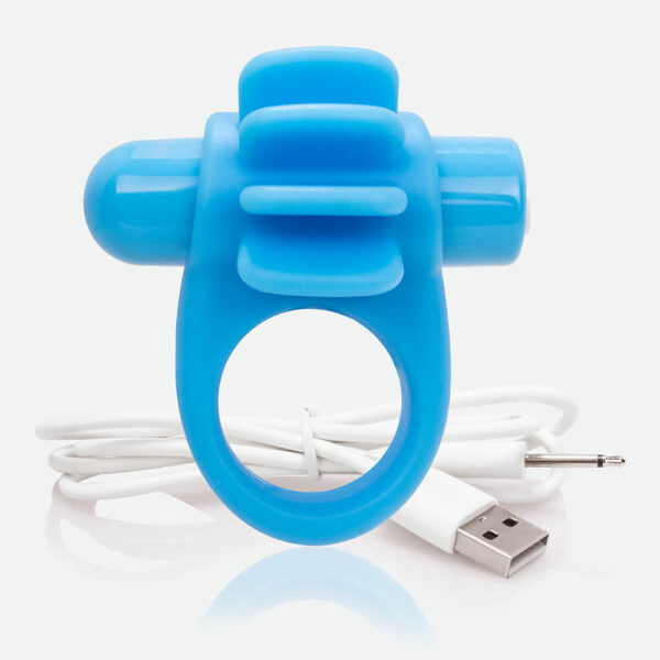 817483012730 2 Charged Skooch Ring Blue 1 Ct