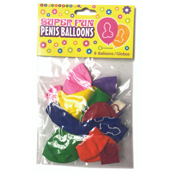 817717003503 Super Fun Penis Balloons 8Ct