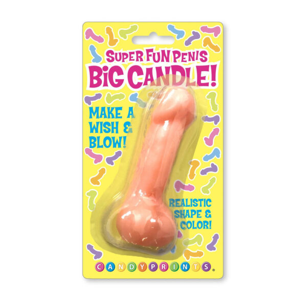 817717009383 Super Fun Big Penis Candle Pink