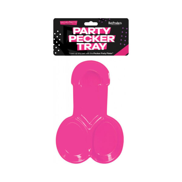 818631021772 Party Pecker Platter Red