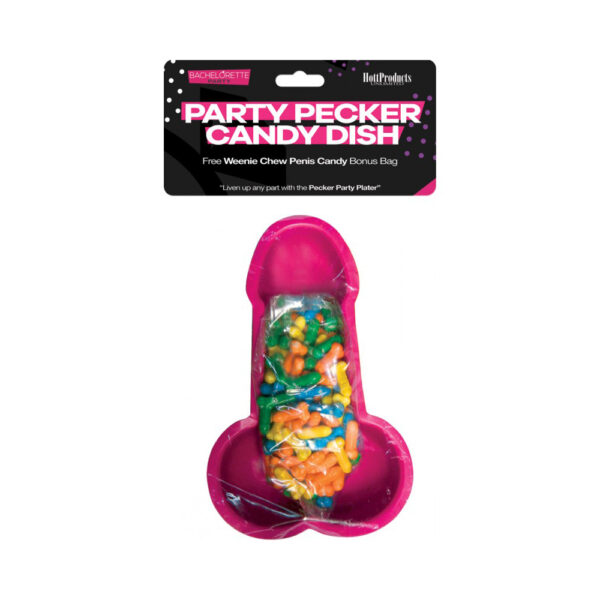 818631022823 Pecker Party Candy Dish Tray 3Pk Dish With Candy