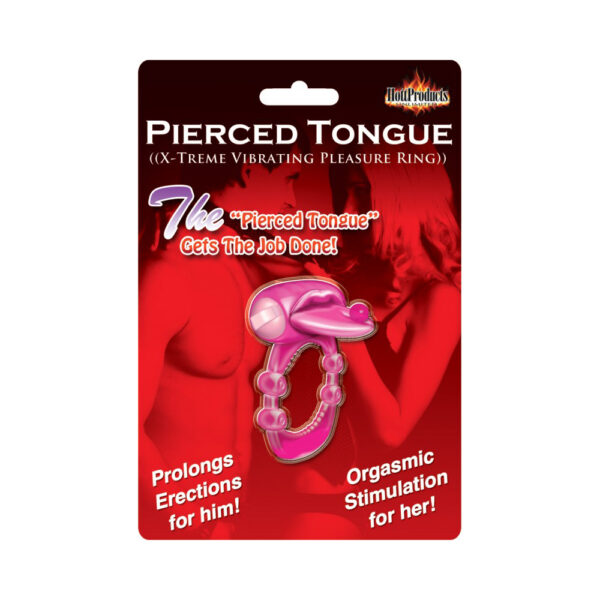 818631022960 Xtreme Pierced Tongue Ring Magenta