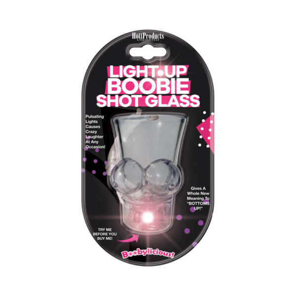 818631028160 Light Up Boobie Shot Glass With String