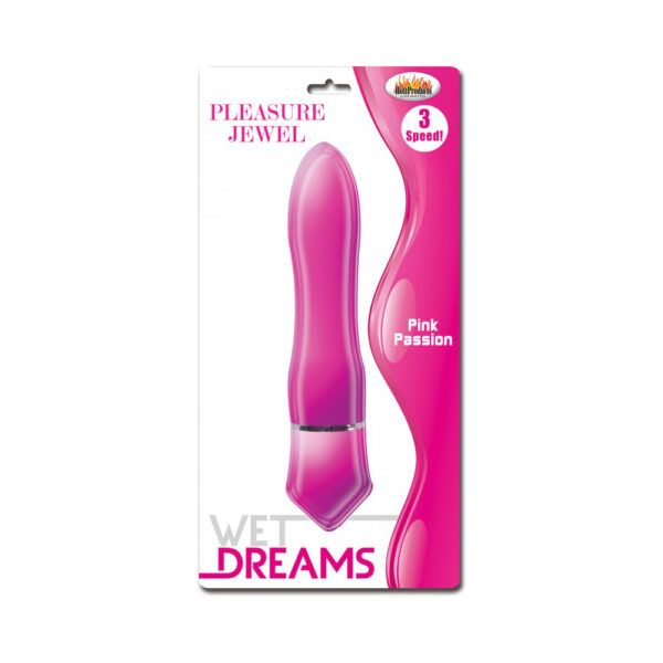 818631028856 Wet Dreams Pleasure Jewel Vibe-Magenta