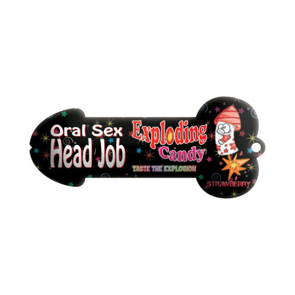 818631029129 Head Job Oral Sex Candy Strawberry Red