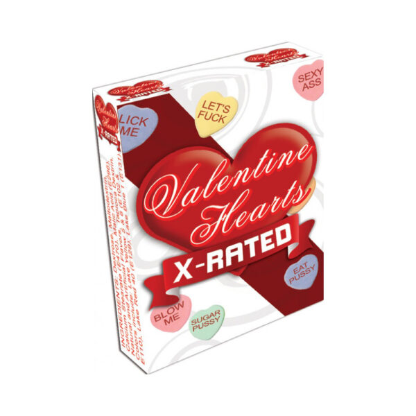 818631029914 2 Valentines X Rated Heart Candy Asst Sayings - 24 Boxes/Display