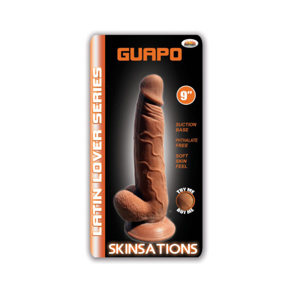 818631029938 Skinsations Latin Lover Series Guapo 9"