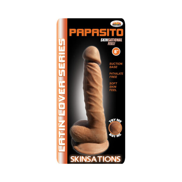 818631029945 Skinsations Latin Lover Series Papasito 8"