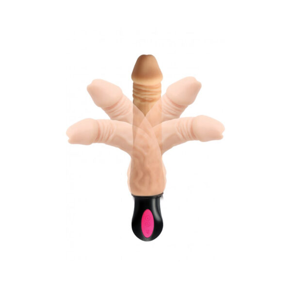 818631030651 2 Skinsations Vibra-Flex Heat Seeker Dildo