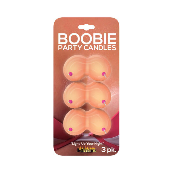 818631031450 Boobie Party Candles 3Pk