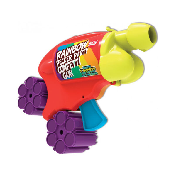 818631032013 2 Rainbow Pecker Party Confetti Gun