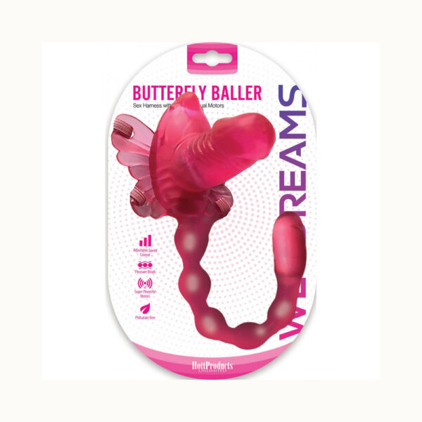 818631032679 Wet Dreams Butterfly Baller Sex Harness