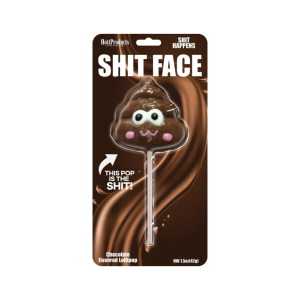 818631033041 Shit Face Chocolate Flavored Poop Pop