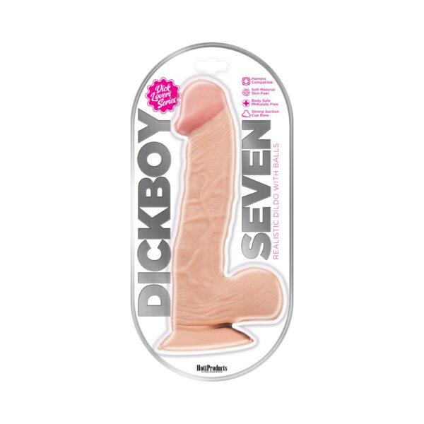 818631033119 Dick Boy Pvc Dildo 7"