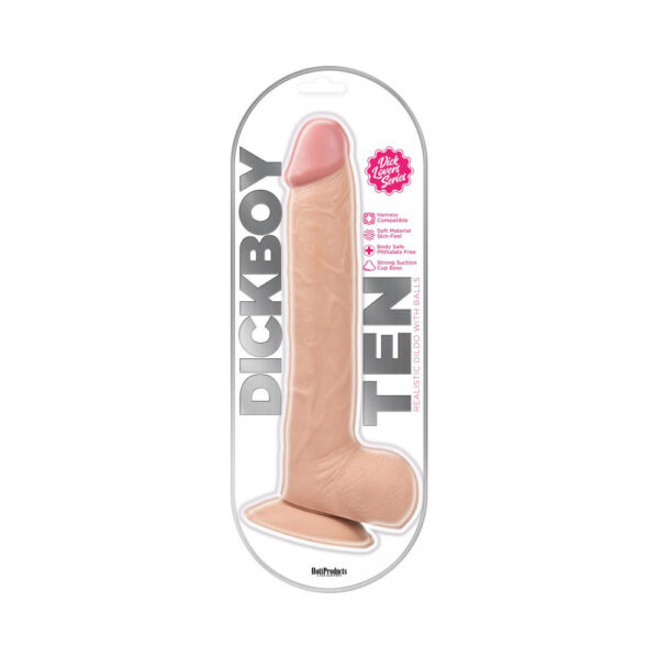 818631033126 Dick Boy Pvc Dildo 10"