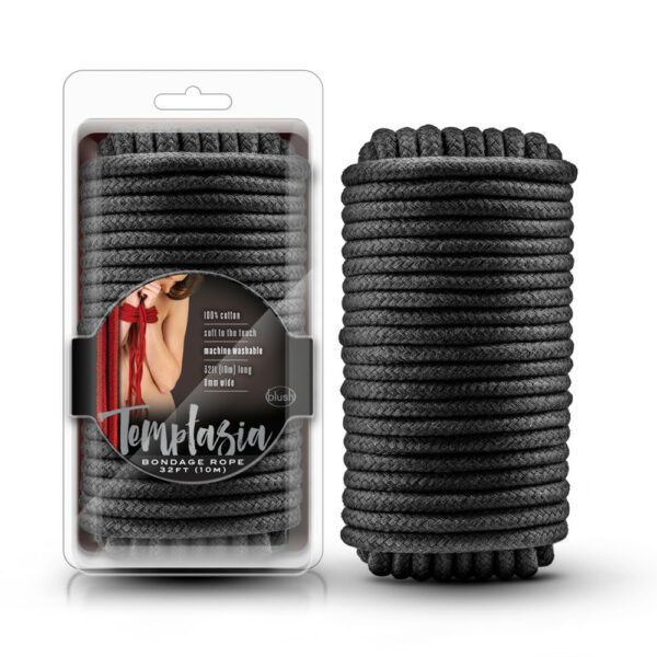 819835022688 Temptasia Bondage Rope 32Ft Black