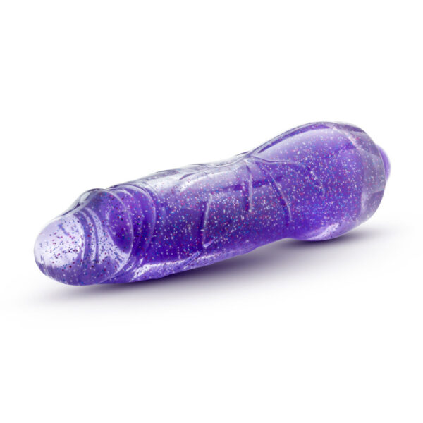 819835023258 3 Glow Dicks Molly Glitter Vibrator Purple