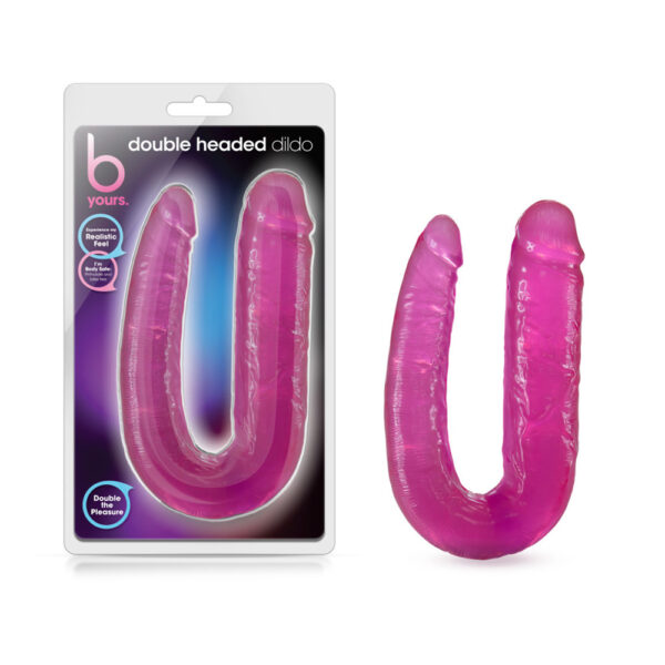 819835024132 B Yours Double Headed Dildo Pink