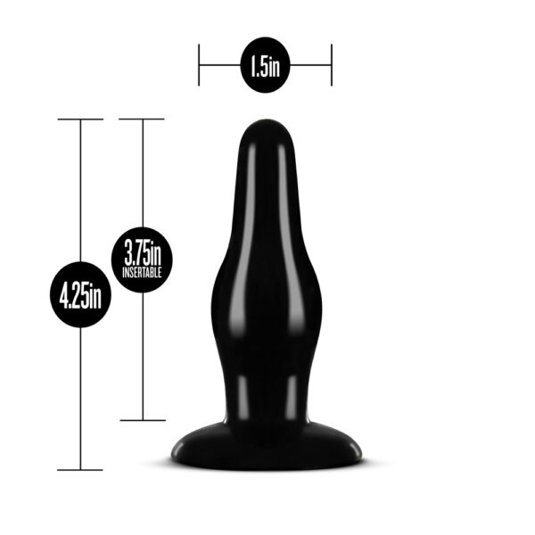 819835025955 3 Anal Adventures Pleasure Plug Black