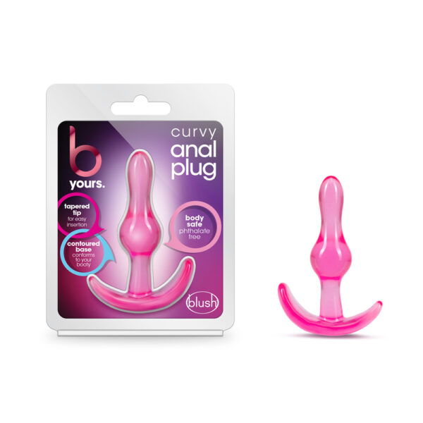 819835026082 B Yours Curvy Anal Plug Pink