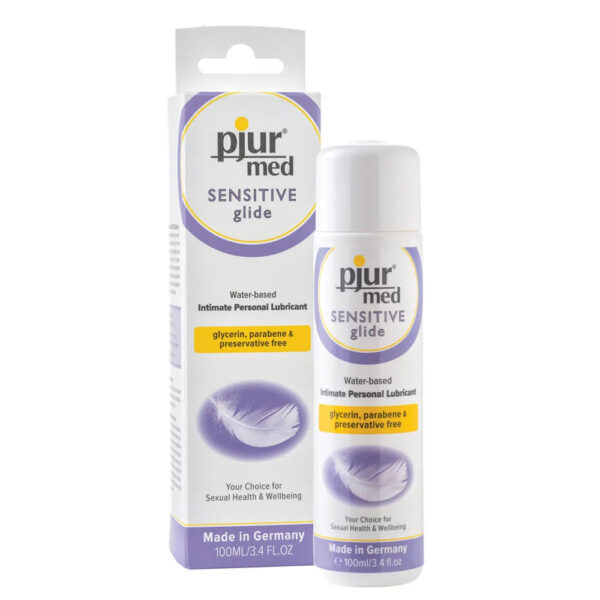 827160112608 Pjur Med Sensitive Glide Water-Based Lubricant 100 ml.