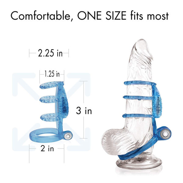 831868006114 2 Zinger Dual Vibrating Cock Cage