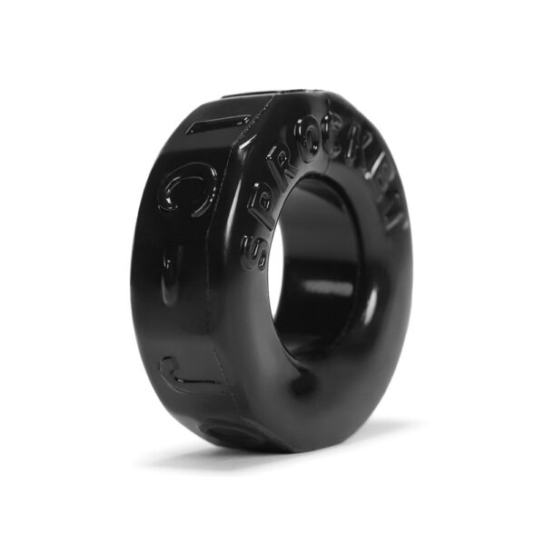 840215100399 3 Sprocket Cock Ring Black