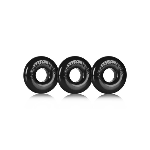 840215114556 2 Ringer 3-Pack Of Do-Nut-1 Small Black