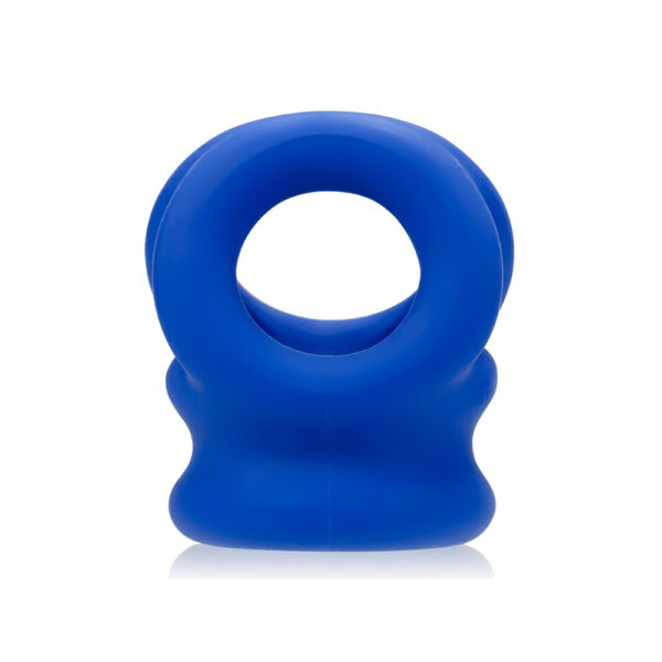 840215119551 3 Tri-Squeeze Cock Sling/Ball Stretcher Cobalt Ice