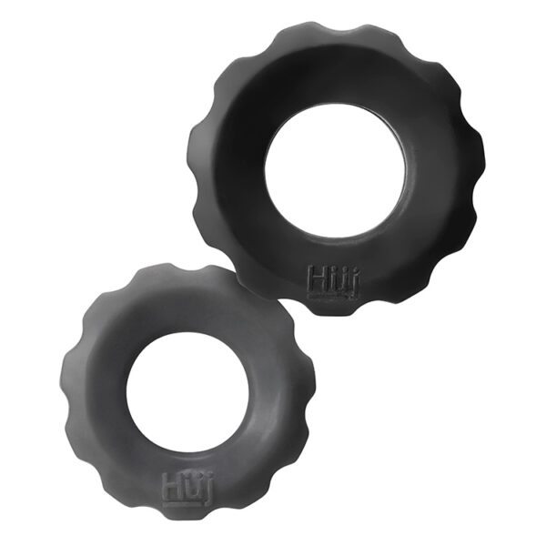 840215119681 3 Cog 2-Size C-Rings By Hunkyjunk Tar/Stone