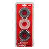 Huj3 C-Ring 3-Pack By Hunkyjunk Tar/Multi