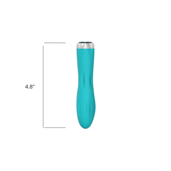 843390100048 3 Iconic Charm Classic Travel Size Vibrator Aqua