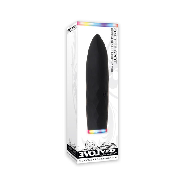 844477012742 On The Spot Black Bullet Vibrator