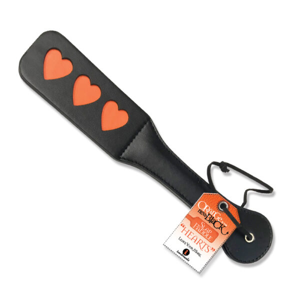 847841025270 The 9's Orange Is The New Black Slap Paddle Hearts