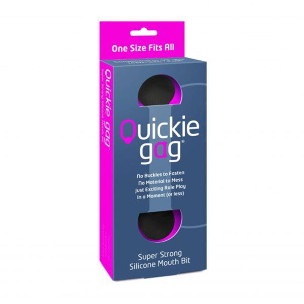 847878002497 Quickie Mouth Bit Gag Black